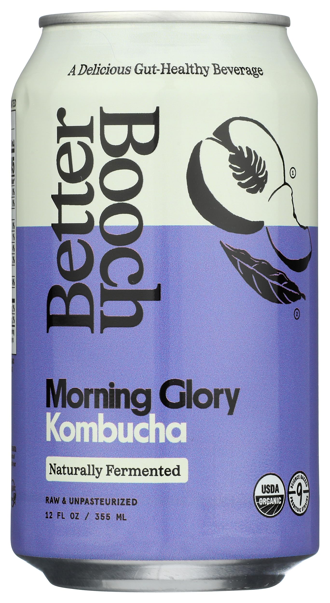 Better Booch Kombucha Morning Glory Peach Black Tea 12 Fl Oz