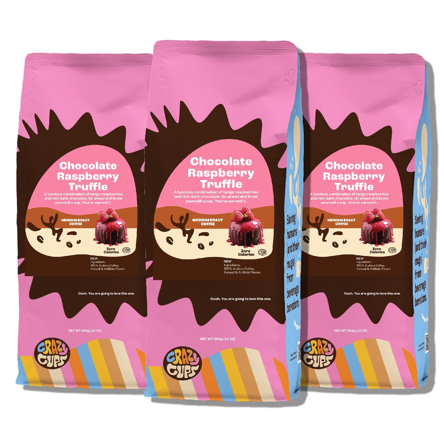 Crazy Cups Chocolate Raspberry 3 X 10 Oz