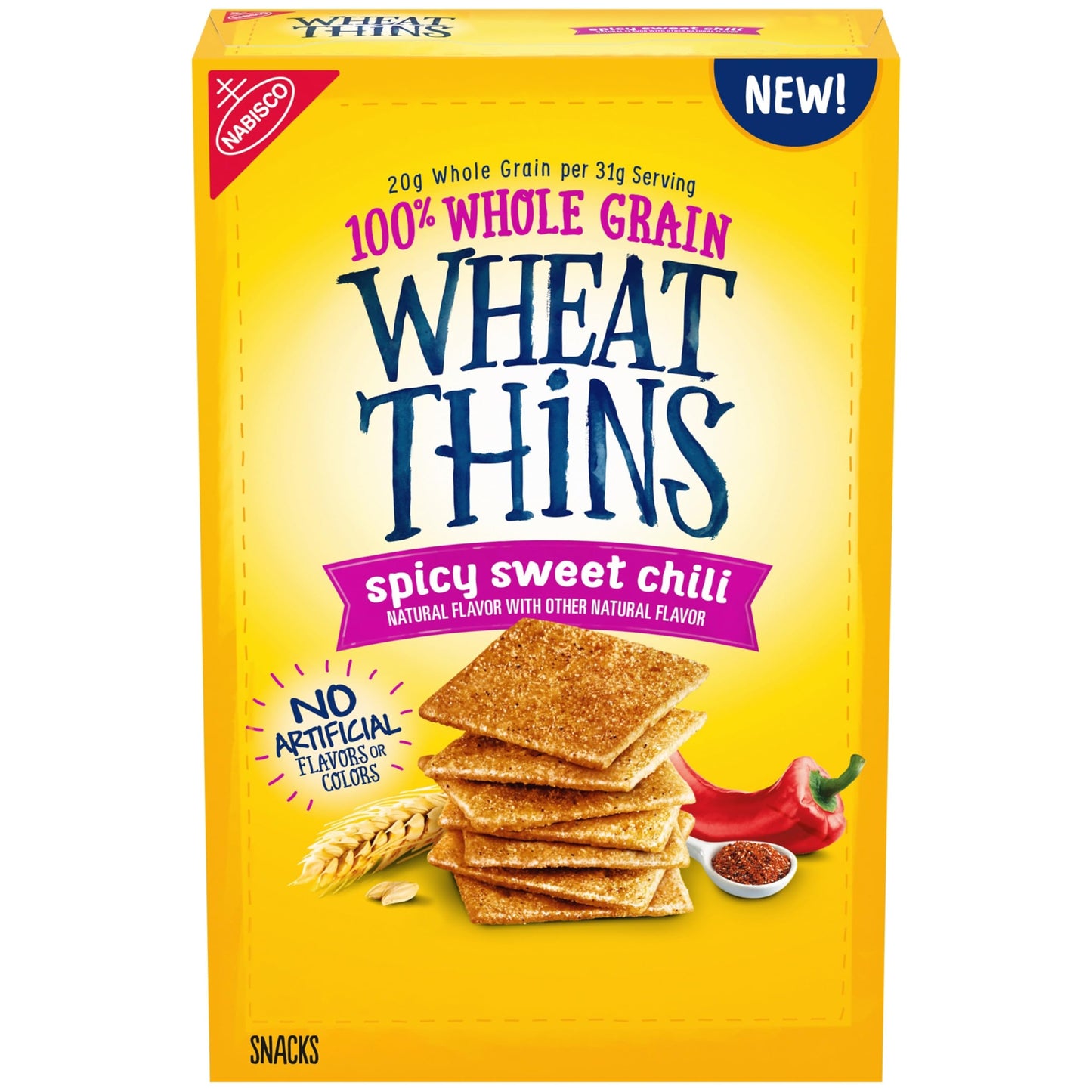 Wheat Thins Spicy Sweet Chili Snacks  Whole Grain Wheat ers  Snack ers  8.5 oz
