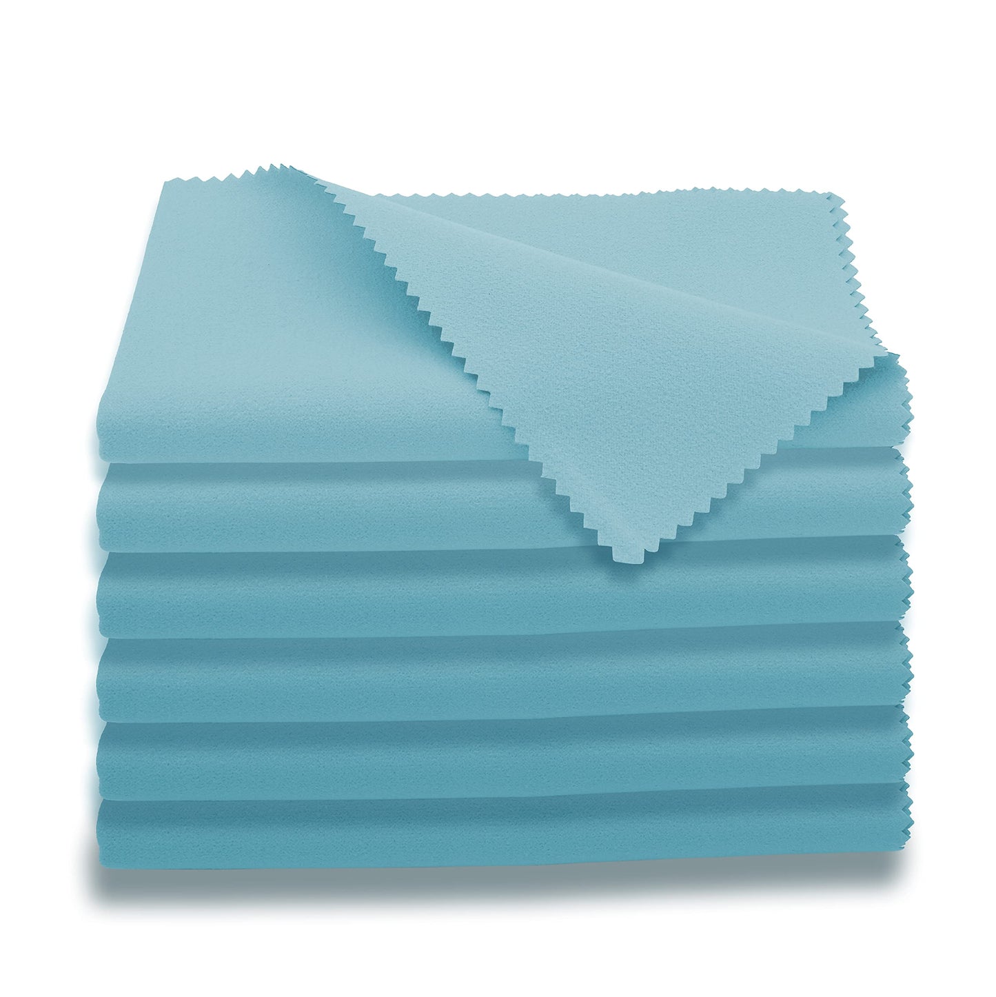 AAwipes Violin Clean Cloths Microfiber (6-Pack 12x12 Cloths Blue) Plush Polishing Cloths for Musical Instruments Premium Cleanin