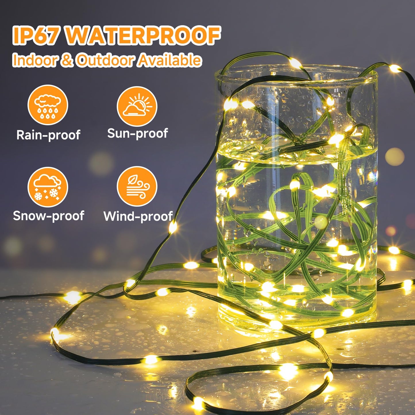 Mlambert 1200 Led Christmas Lights 394Ft  Outdoor Waterproof Dimmable Fairy Lights With Remote  8 Modes Indoor Lighting For Holiday D?Cor  Warm White