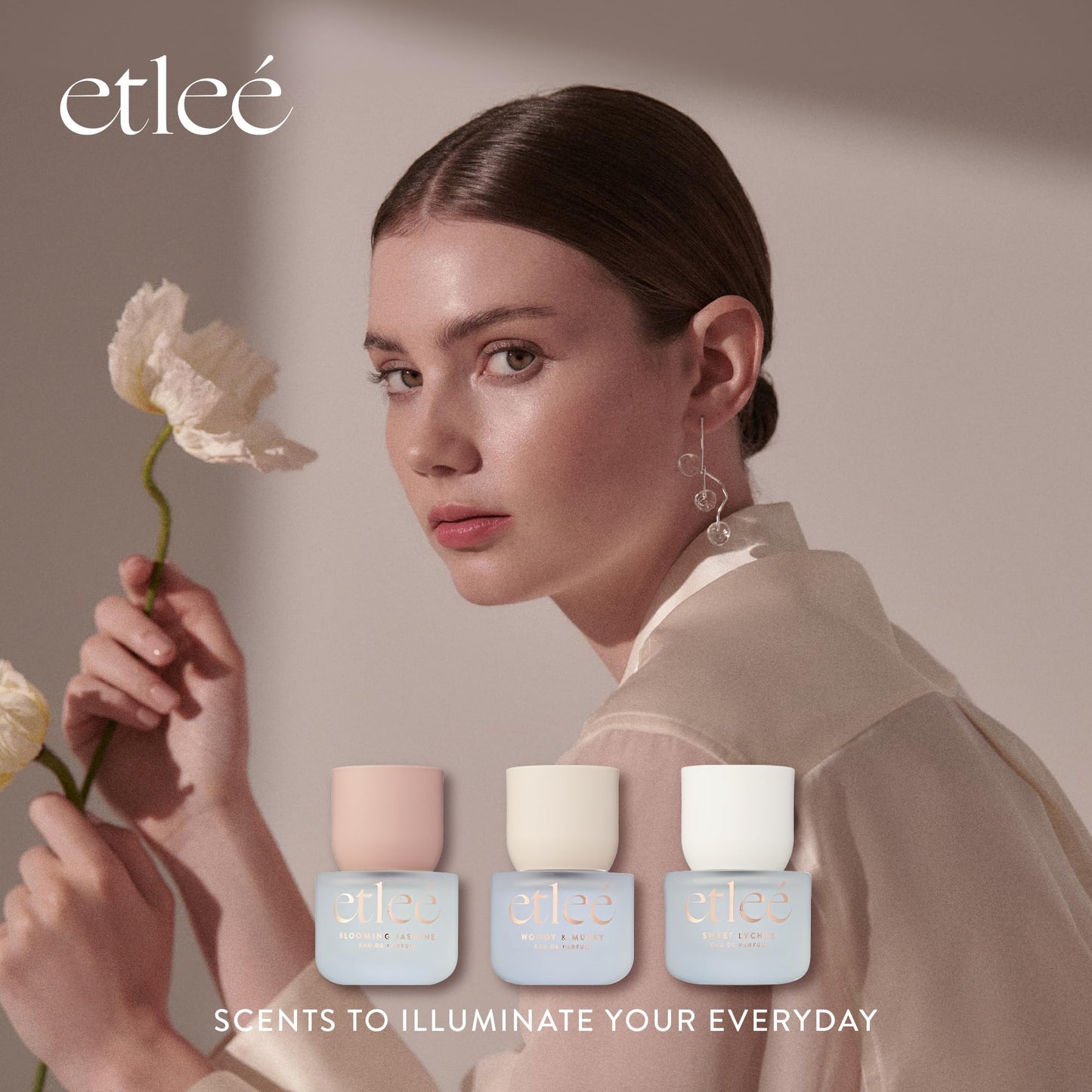 ETLEÉ Amber Bourbon Eau de Parfum 1.01oz, Long Lasting Perfume Inspired by B.carat R.ouge 540, Oriental Floral Notes With Vanilla, Amber, Saffron, Cedarwood & Jasmine, Luxury Fragrance for Women & Men
