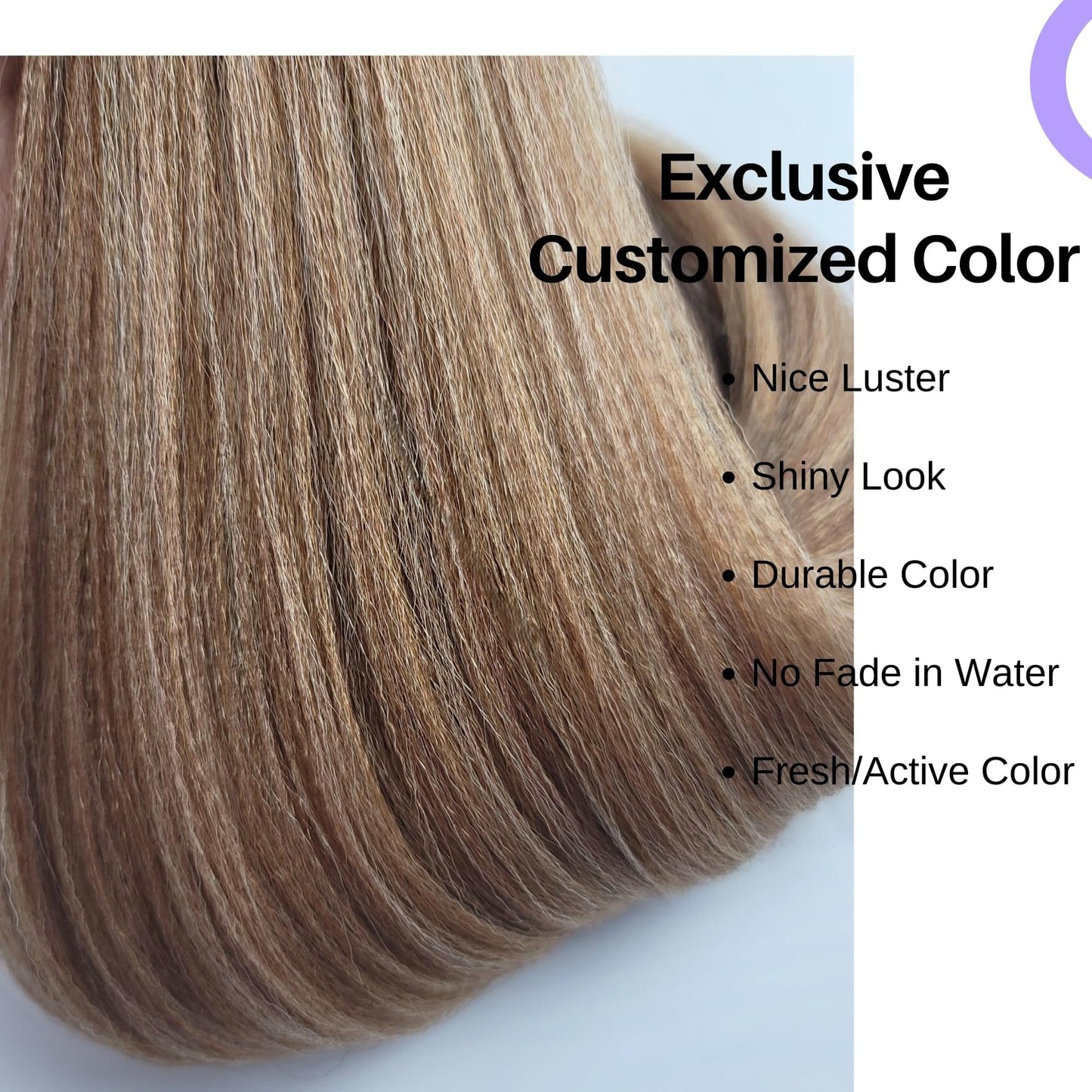 Brown Blonde Braiding Hair Pre Stretched for Knotless Box Braids 27/30/613 Mixed Box Braids Hair Extension for Braiding
