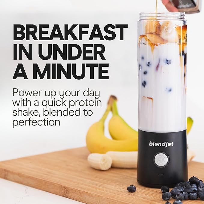 BlendJet 2 Portable Blender for Smoothies & Shakes - BlendJet Cordless Personal & Small Blender, USB-C Rechargeable & Self Cleaning - (Mint, 20 oz.)