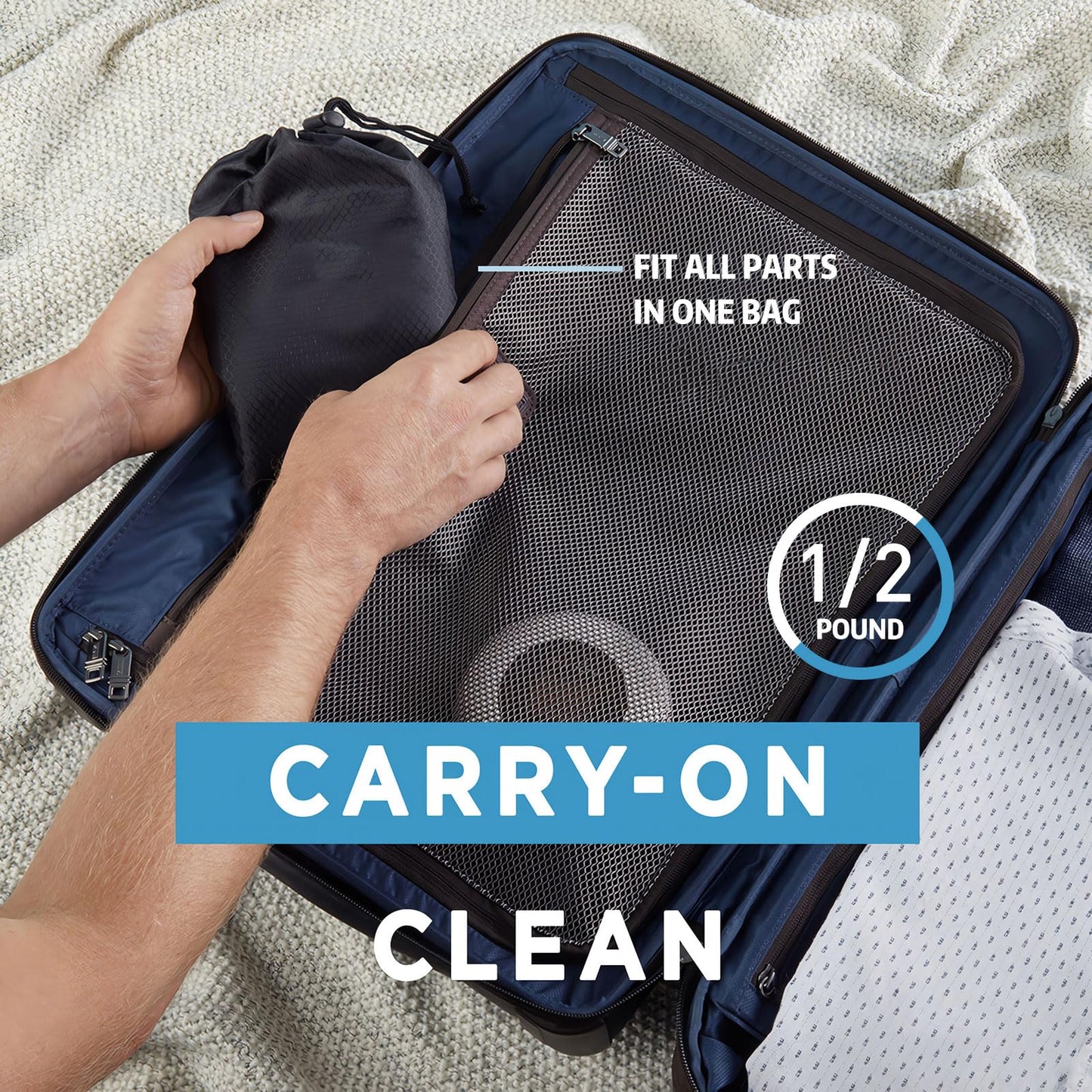 Multi-Function Cleaner Upgraded Cleaning Kit for Virtuclean Machine | 100% Waterless | One-Step Sleep Equipment Maintenance | Easy, Efficient, and Time-Saving Operation