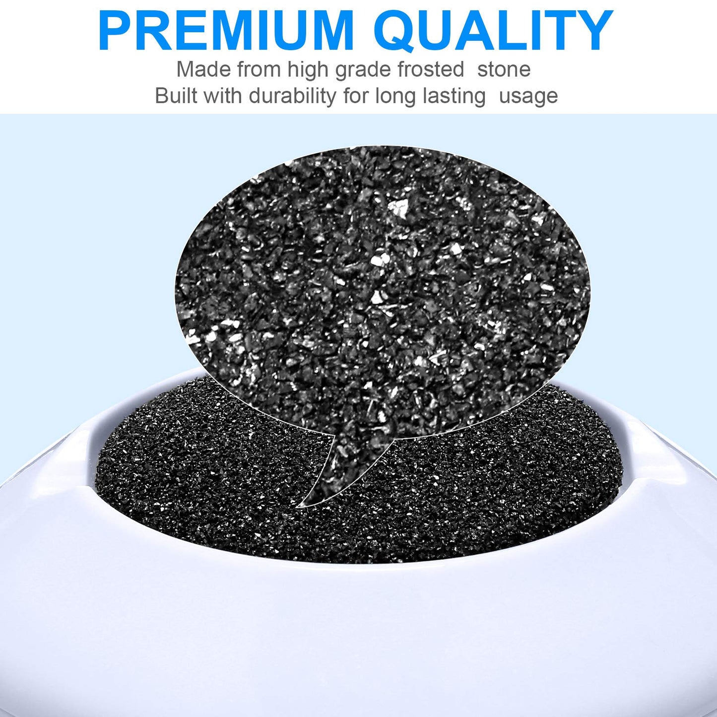 20 Pieces Regular Coarse Replacement Pads for Portable Electric Foot Grinder Foot File Refills Vacuum Adsorption Electric Callus