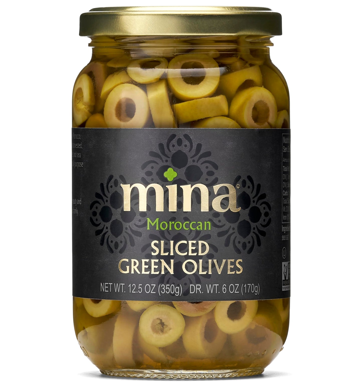 Mina Sliced Green Olives - Green Olives for Garnishing and Savory Purposes