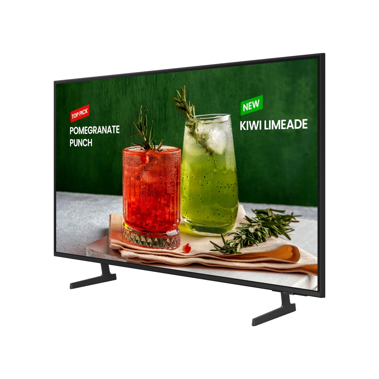 Samsung 60-Inch Class Crystal Uhd 4K Bed-H Series Hdr Business Pro Tv W/ 3-Sided Bezel-Less Slim Design, Use For Digital Signage
