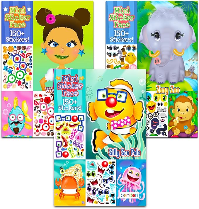 Disney Lilo and Stitch Water Bottle for Kids, Girls, Boys - 3 Pc School Supplies Bundle with Stitch Water Bottle, Create a Face Sticker Book, and More Lilo and Stitch Cups for Kids