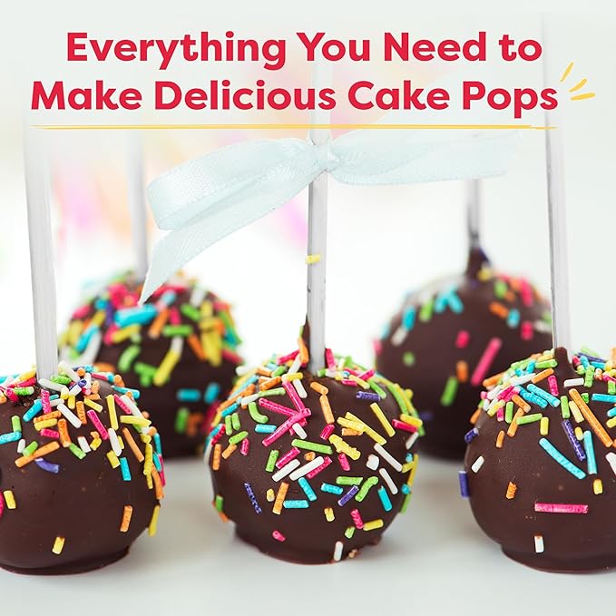 Baketivity Baking Kit Bundle – DIY Jumbo Yum&m Cookies & Delicious Cake Pops – Kids Baking Set with Pre-Measured Kosher Ingredients, Illustrated Recipes & Video Tutorials – Fun Activity for Ages 6-12+