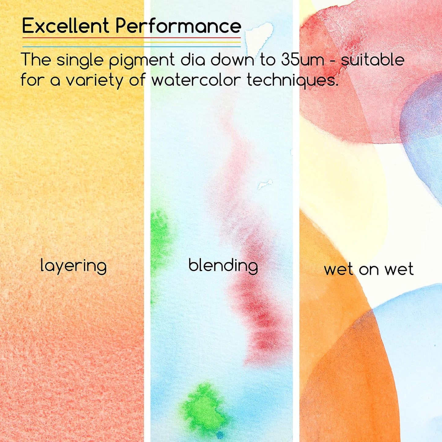 MEEDEN Watercolor Paint Tubes Set - 12 x 12ml (0.4 oz) Colors Painting Set Art Supplies - Non Toxic Water Color Paint for Adults Beginners Students