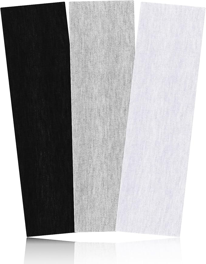 Mabor 3Pcs Non Slip Headbands Soft Elastic Head Bands for Women Girls Stretchy Sweat Wide Headband for Yoga Workout Sports...