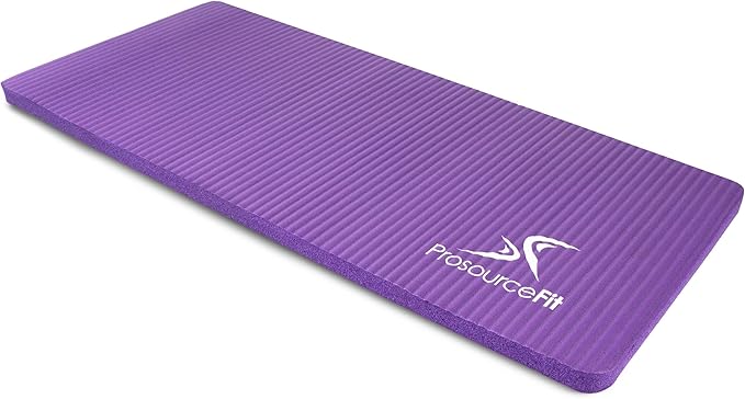 ProsourceFit Extra Thick Yoga Knee Pad and Elbow Cushion 15mm (5/8”) Fits Standard Mats for Pain Free Joints in Yoga, Pila...