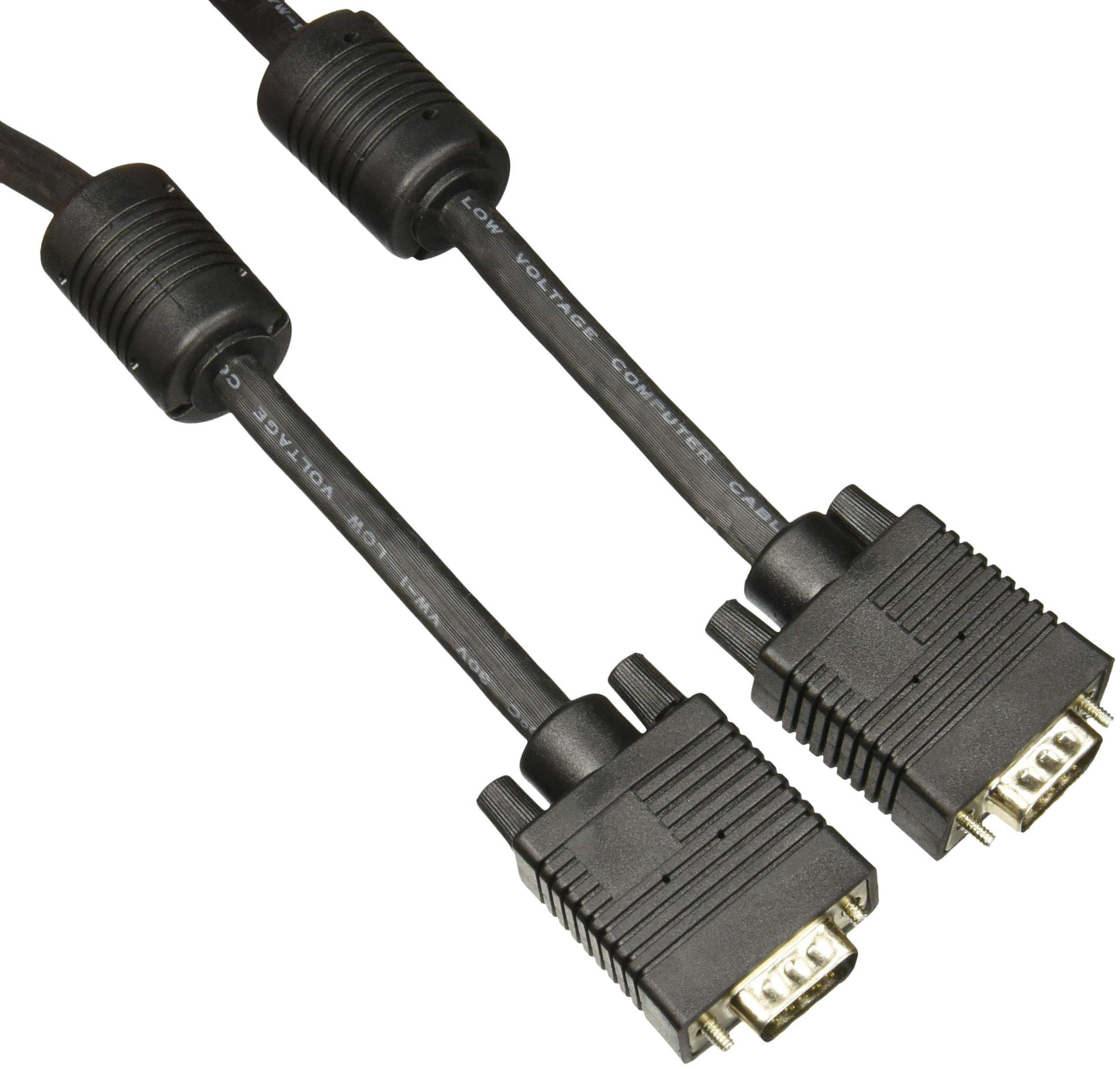 Rocstor Premium High-Resolution Svga/Vga Monitor Cable, Black (Y10C122-B1)