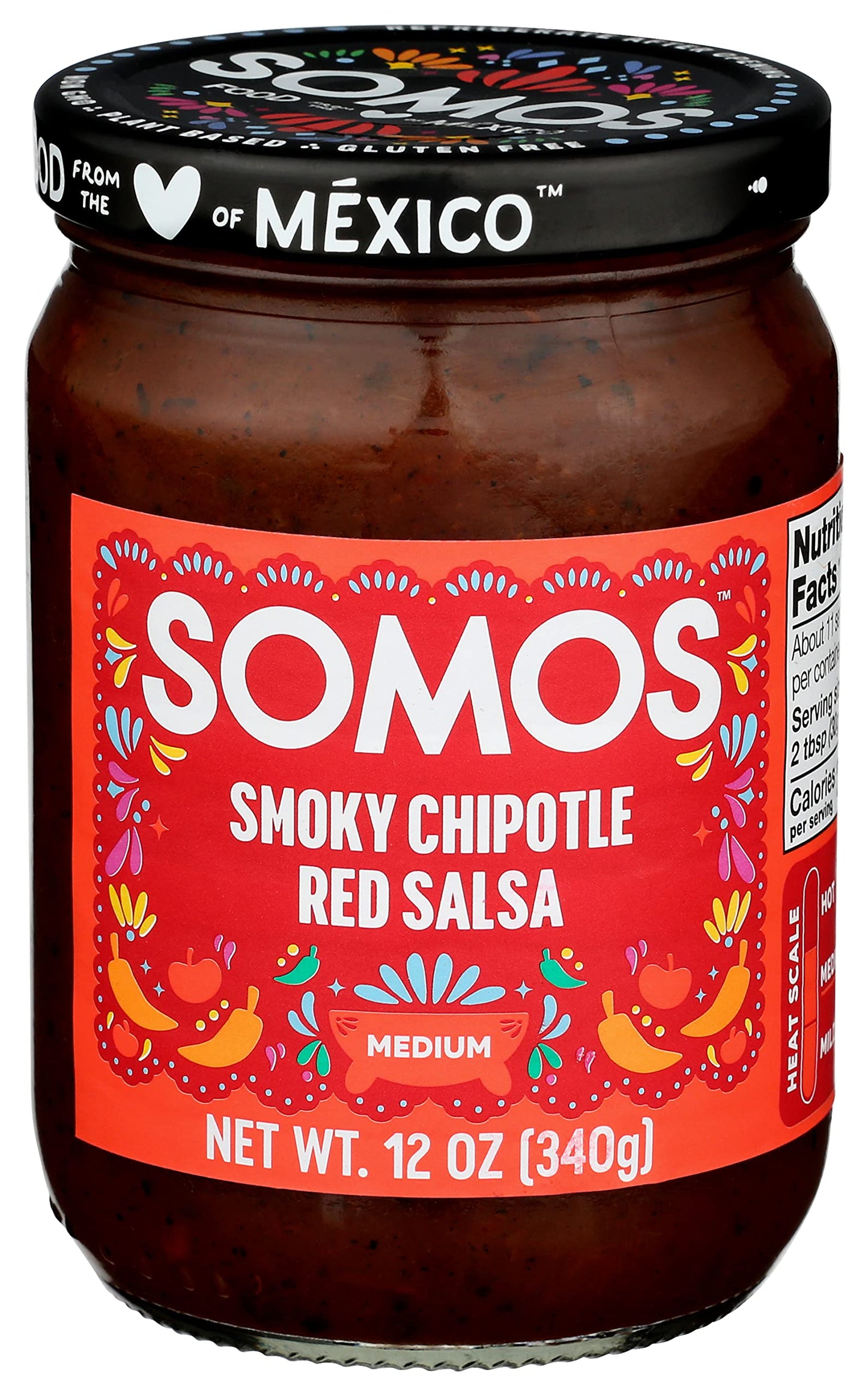 SOMOS Salsa Chipotle Smoky, 12 OZ