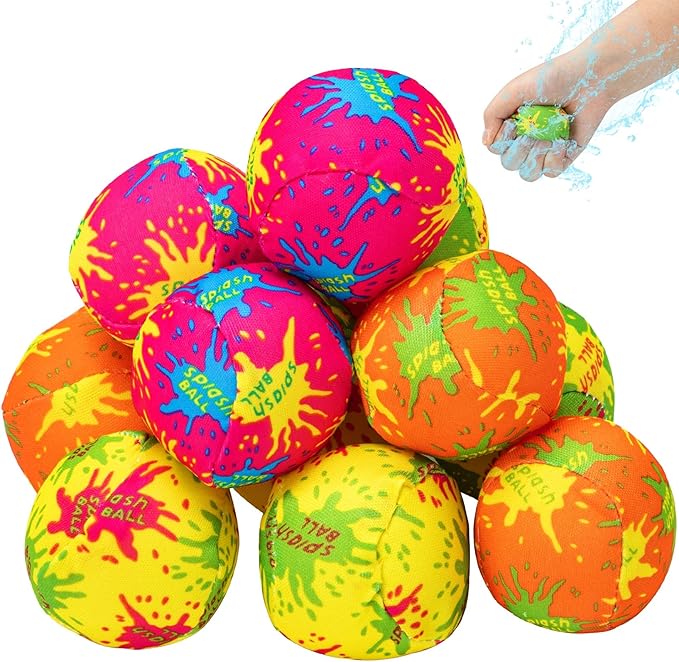 HFATMOS Water Splash Balls Float, Mini Bomb Balls for Pool, Absorbent Ball for Activities, Kids Pool Toys Summer Beach Soa...