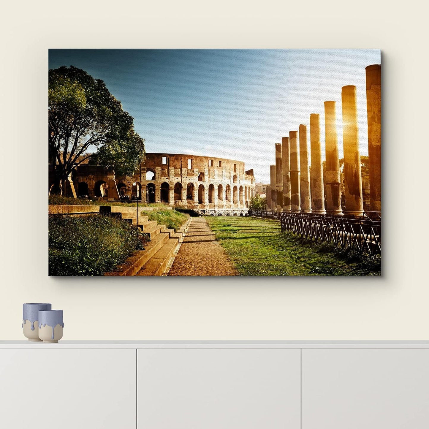 Canvas Prints Wall Art - Colosseum in Rome, Italy - 24" x 36"