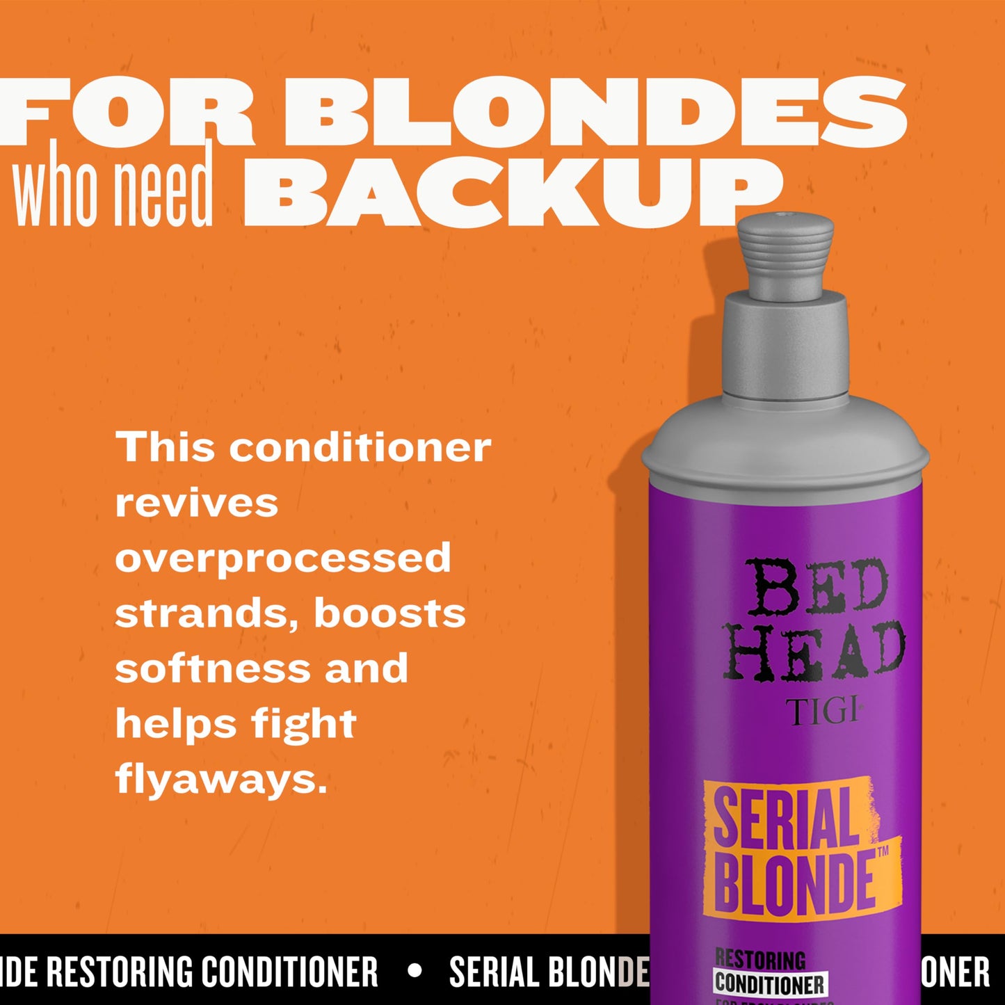 Bed Head Serial Blonde Conditioner for Damaged Blonde Hair 20.29 fl oz