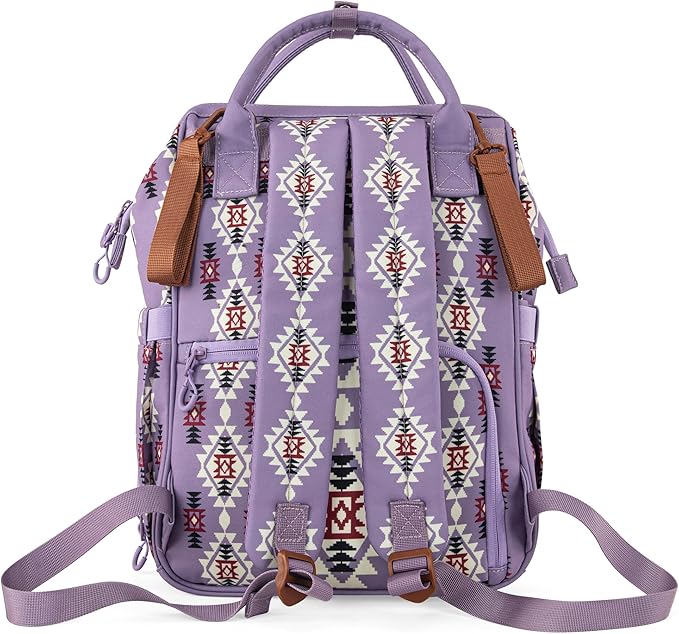 Montana West Wrangler Callie Diaper Bag Backpack with Stroller Straps Multifunction Baby Travel Bag WG2204-9110LV