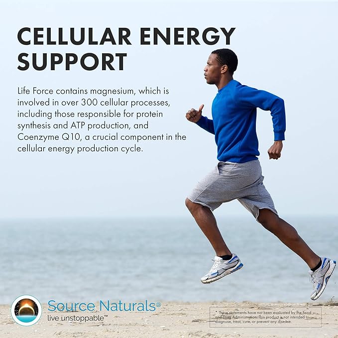 Source Naturals Men's Life Force Multiple Daily Multivitamin & Immune Health Supplement - 13 Essential Vitamins, Nutrients & Minerals - 180 Tablets
