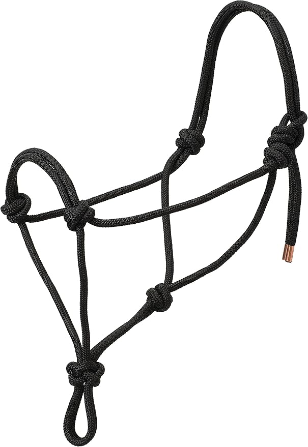 Weaver Leather Diamond Braid Rope Halter, Average Horse