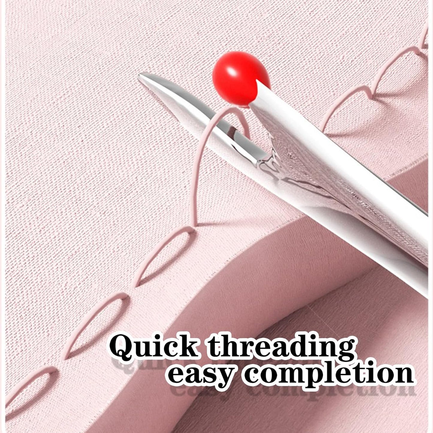 Upgraded 2 in 1 Automatic Needle Threaders Seam Ripper,Quilting Supplies Sewing Kit,Quick Sewing Machine Loop Needle Threaders (1PCS-Green)