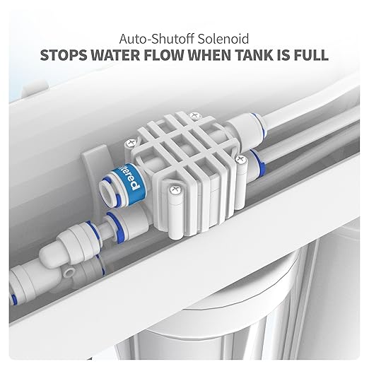 Aquatic Life 150 GPD Hydroponic Reverse Osmosis Filter System RO Water Filtration Unit, High Efficiency