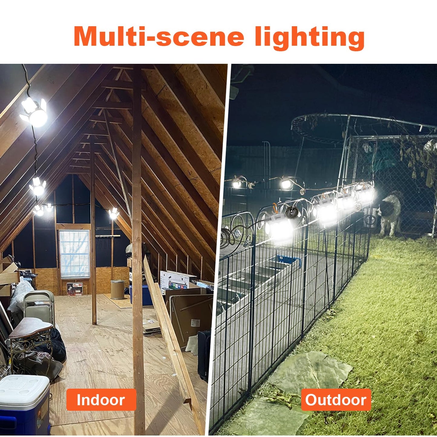 70W Led Temporary Work Light 10500Lm 5000K Super Bright Construction Lights 4 Adjustable Light Panels Led Work Light Ip67 Dust Waterproof With Hook Portable Linkable For Job Site Garage Lighting