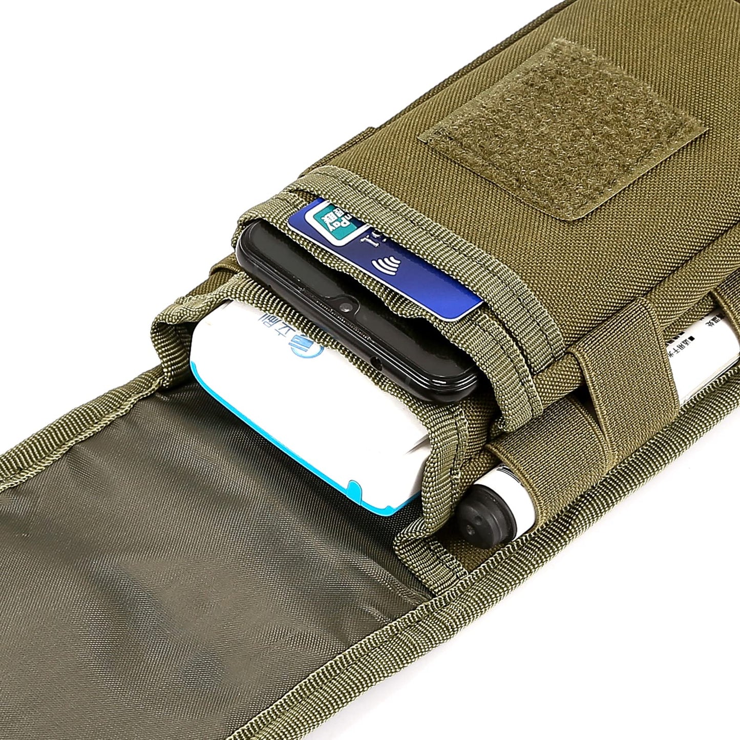 Phone Pouch,Cell Phone Holster, Multi-Purpose Phone Belt Pouch,Tactical Phone Case Tool Holder, Molle Cell Phone Pouch Carrying