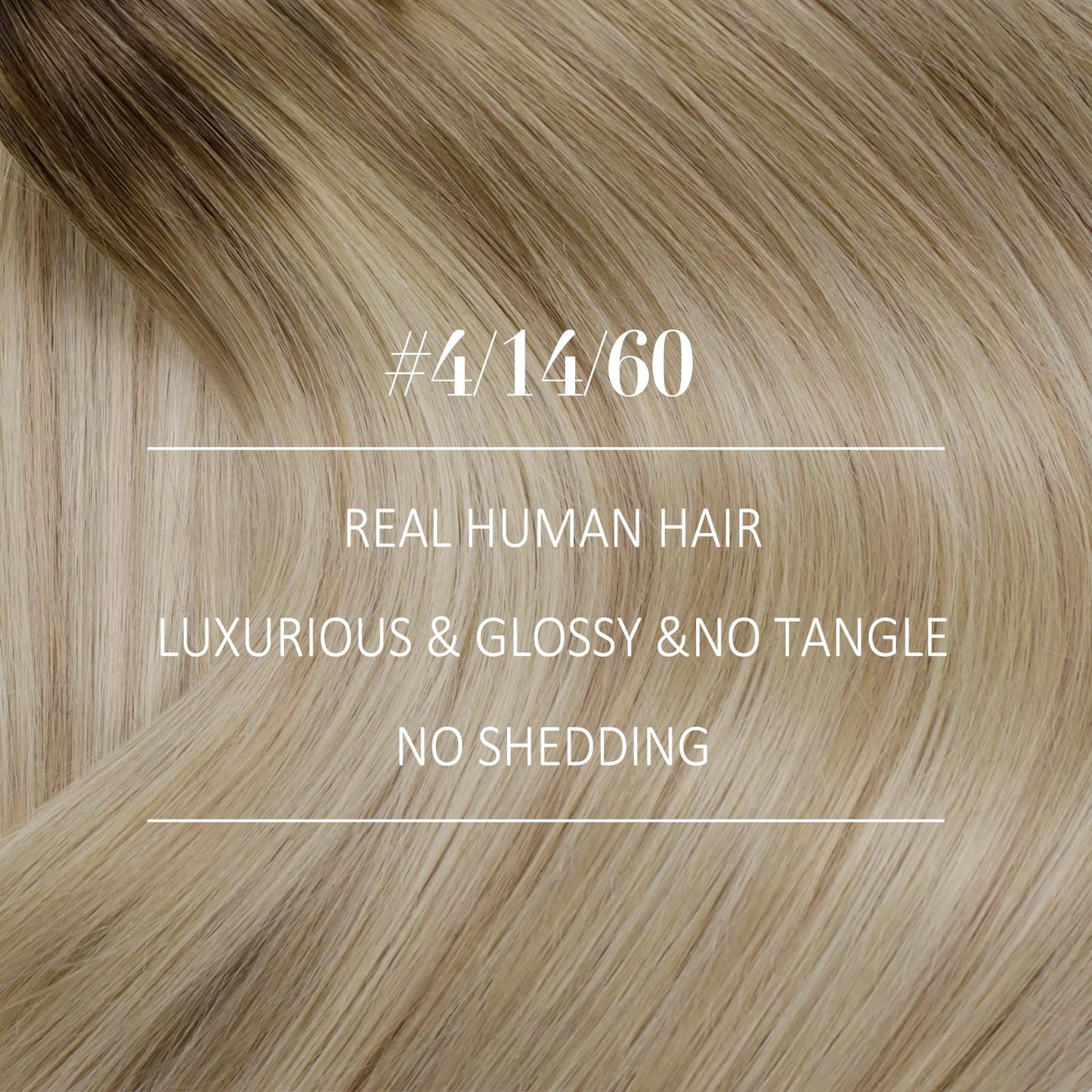 YoungSee Clip in Human Hair Extensions Ombre Remy Human Hair Extensions Clip ins Dark Brown Mix Blonde Balayage Real Extensions