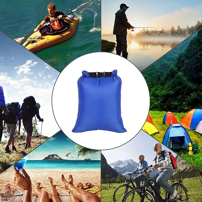 Dry Bags Waterproof Set, 5 Packs Ultralight Waterproof Bags Small Stuff Sack Water Proof Bag Dry Packs, Outdoor Dry Bag Keep Gear Dry for Backpacking Hiking Boating Camping Travel