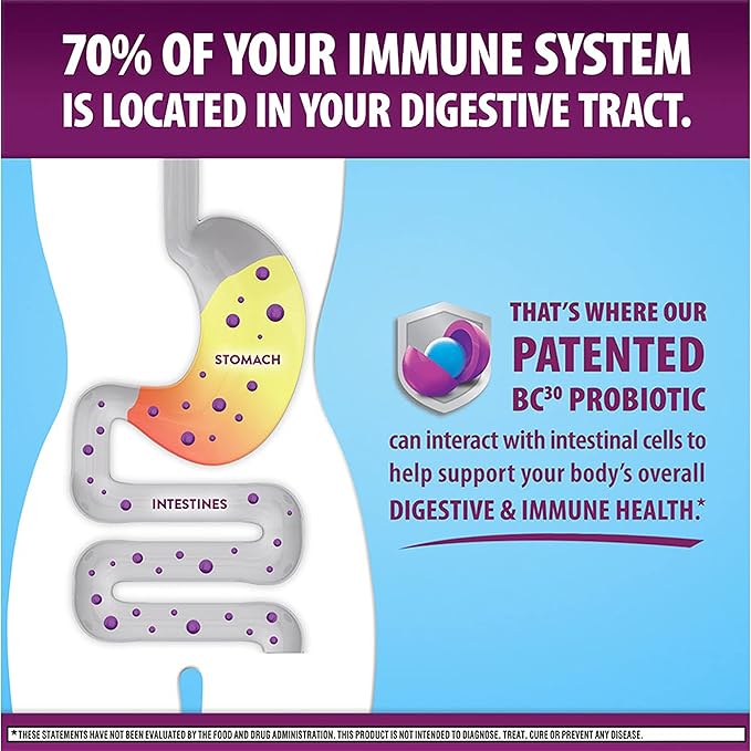 Digestive Advantage Daily Probiotic Gummies for Digestive & Gut Health for Men and Women, Superfruit Flavor, Red, 180 Count, Pack of 2