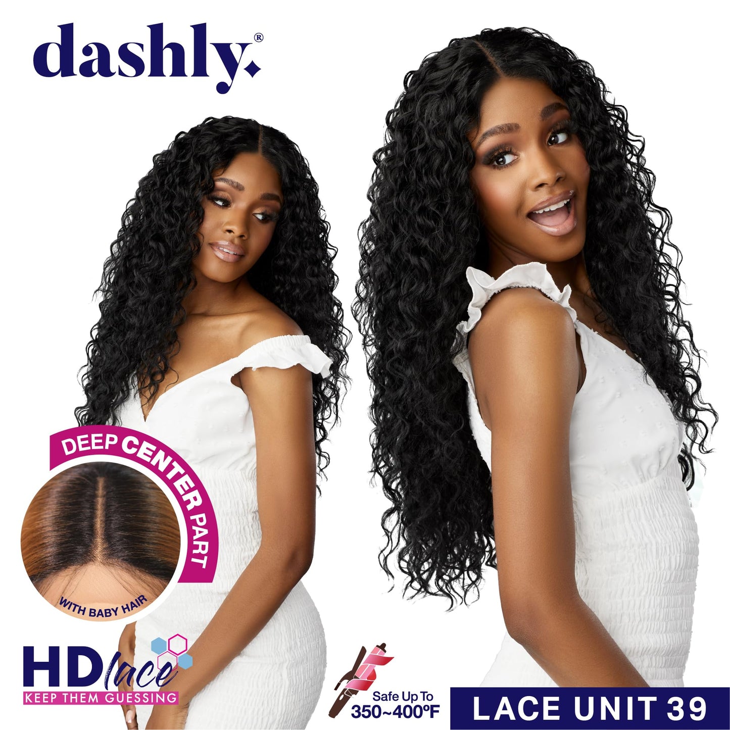 Sensationnel Synthetic Hair Dashly Hd Lace Front Wig - Lace Unit 39 (FLAMBOYAGE SAND)