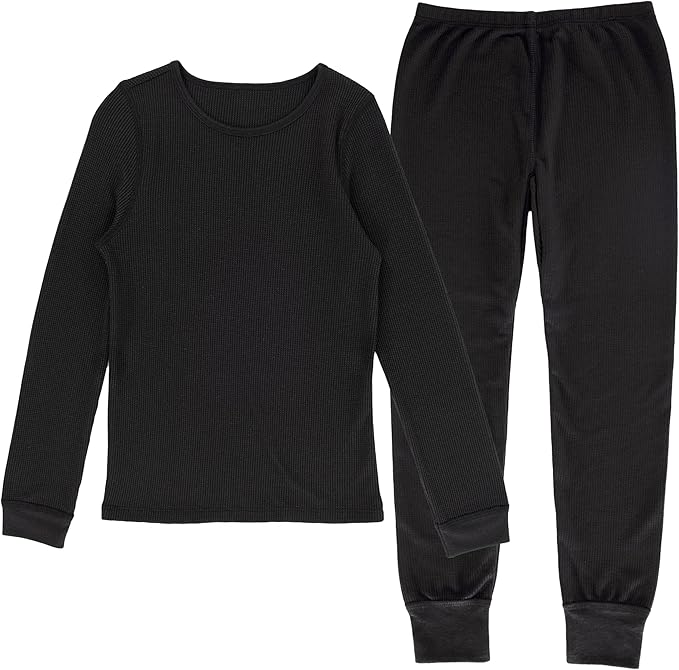 Fruit of the Loom boys Premium Thermal Waffle Underwear Set