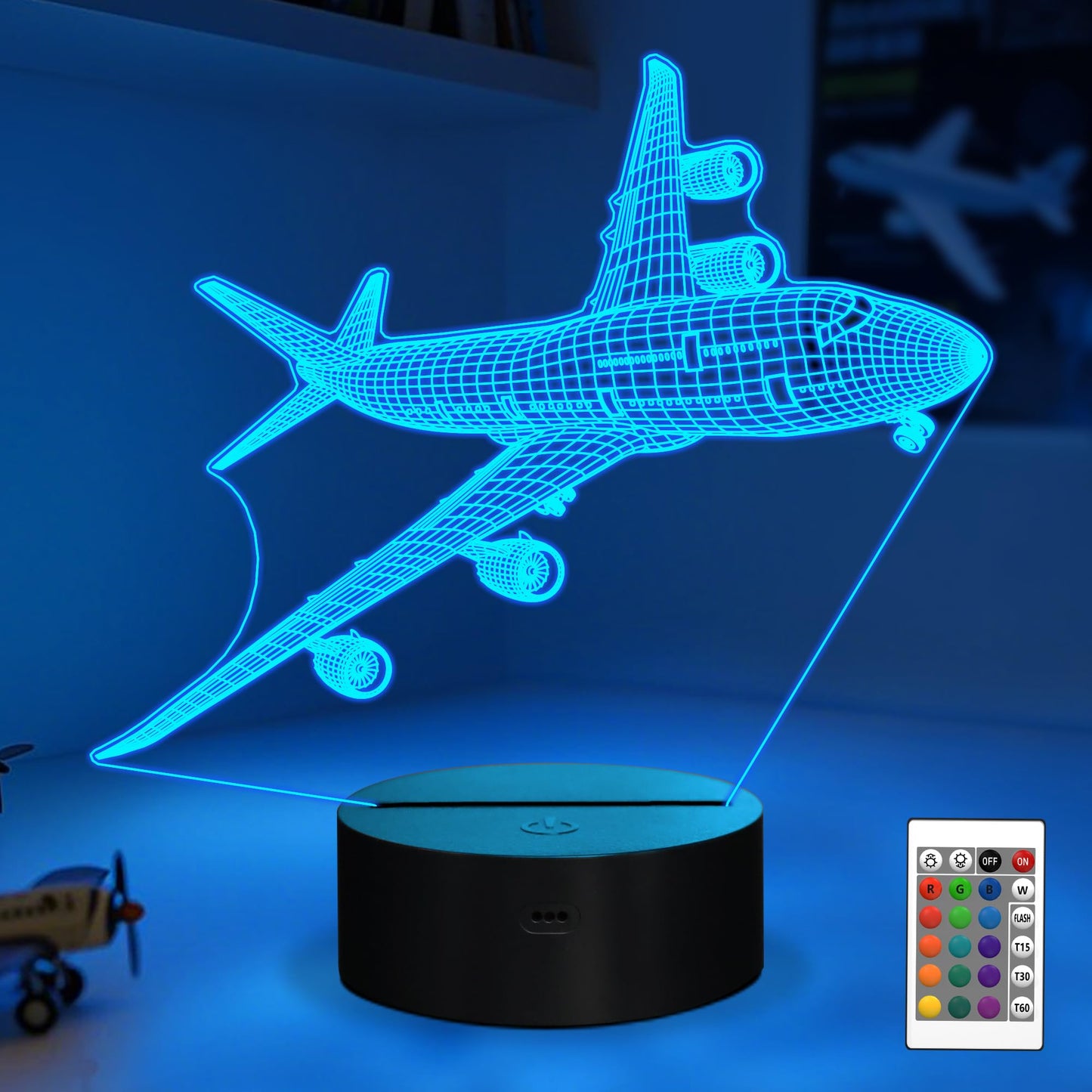 Anywin Air  Lamp with Remote Control, 16 Colors, Dimmable, Model AW-Air , Color: Air  2