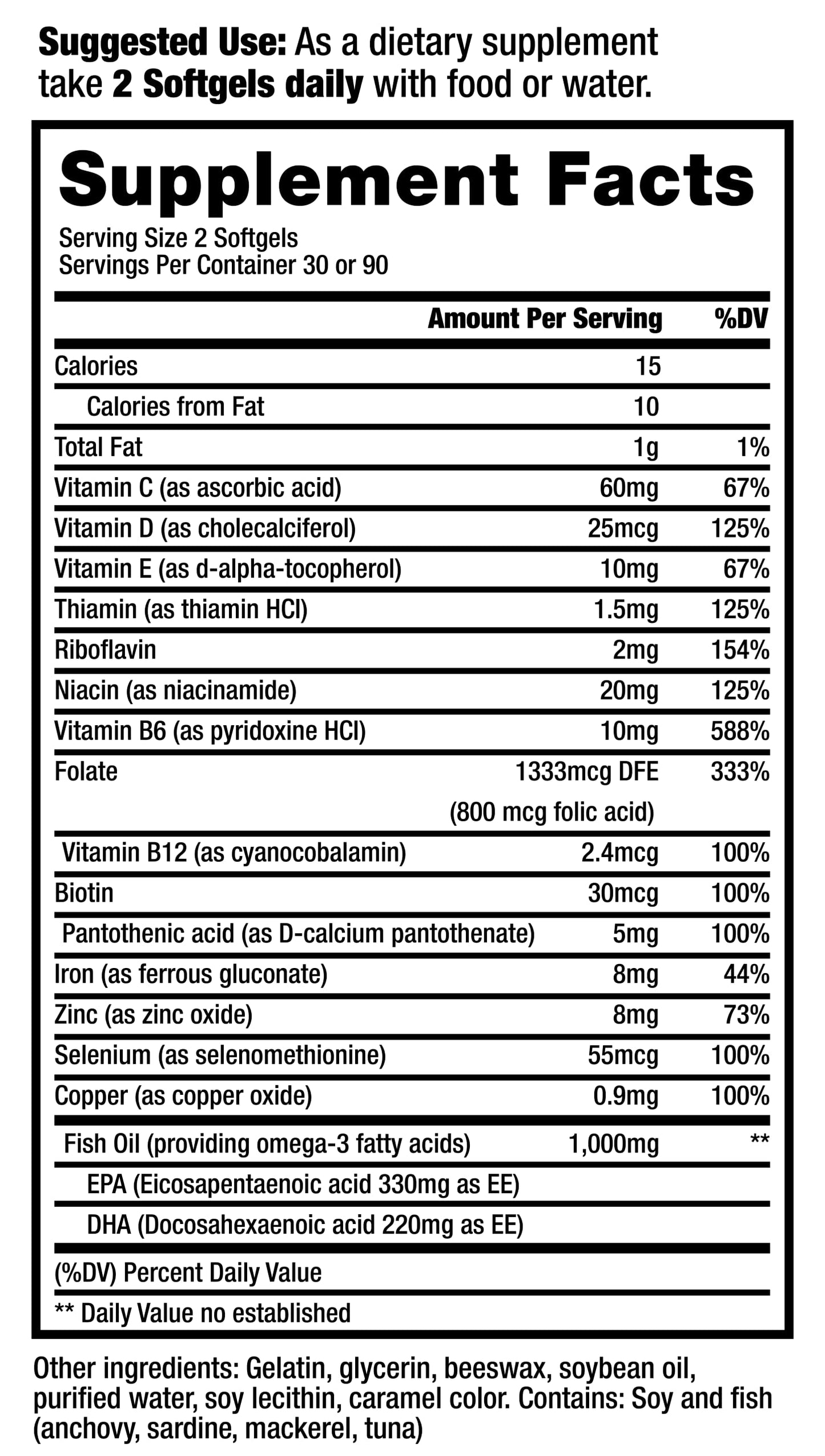 ProRenal+D with Omega-3 Fish Oil Kidney Multivitamin 90-Day Supply