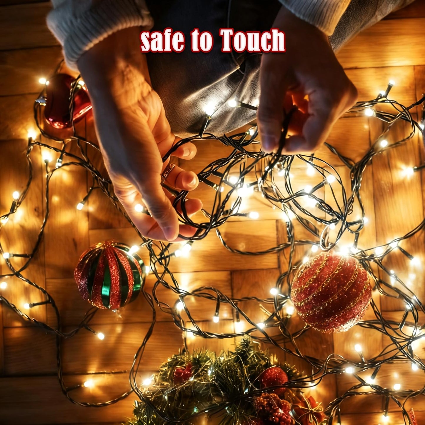 Voice Control 88Ft 240Led Smart Christmas String Lights Outdoor/Indoor | String Lights Plug In With Remote  12Modes  7Voice Commands & Timers  Christmas Twinkle Light For Xmas Tree Decor (Cool White)