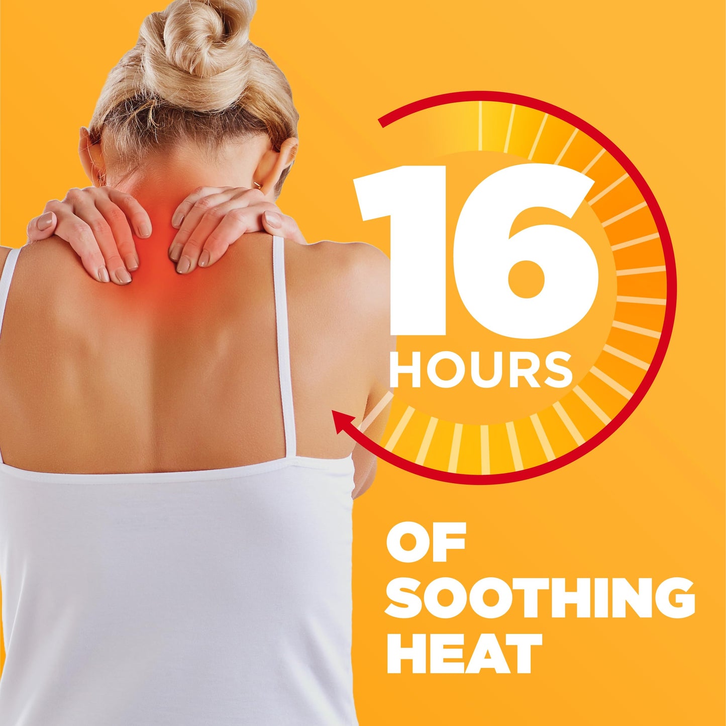 ThermaCare Neck & Shoulder Heat Wraps - Pain Relief Heating Pads for Stiff Muscles & Aches - 16-Hour Drug-Free Therapy - Portable & Discreet - 5-Count