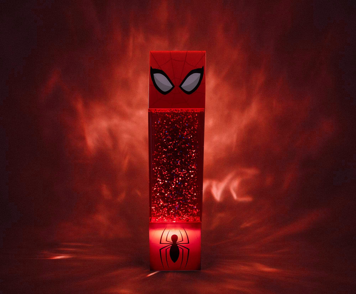 Ukonic Marvel Spider-Man Motion Lamp - LED Nightstand Light, 12 Inches, Metal, Home Decor for Bedroom, Desk, Living Room