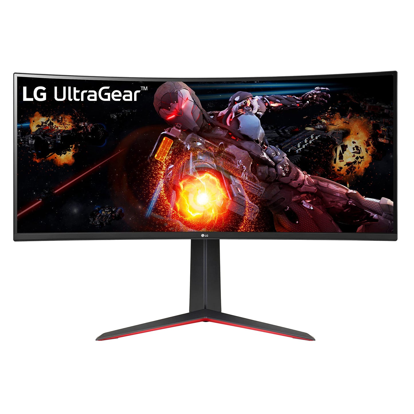 LG Ultragear QHD 34-Inch Curved Gaming Monitor 34GP63A-B, VA with HDR 10 Compatibility and AMD FreeSync Premium, 160Hz, Black