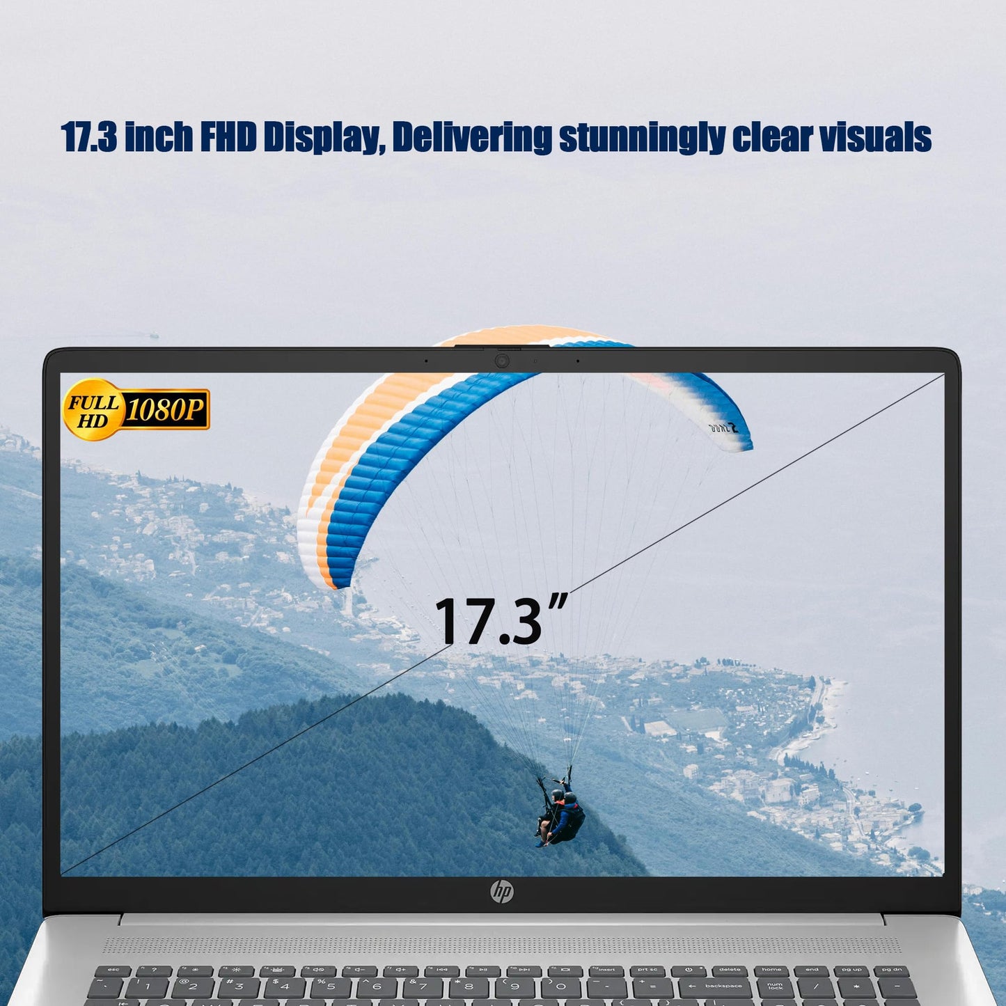 Hp 17 Laptop, 17.3 Fhd Display, 32Gb Ram, 1Tb Ssd, Amd Ryzen 5 Processor(Beats I7-1165G7, Up To 4.3Ghz), Webcam, Numeric Keypad,