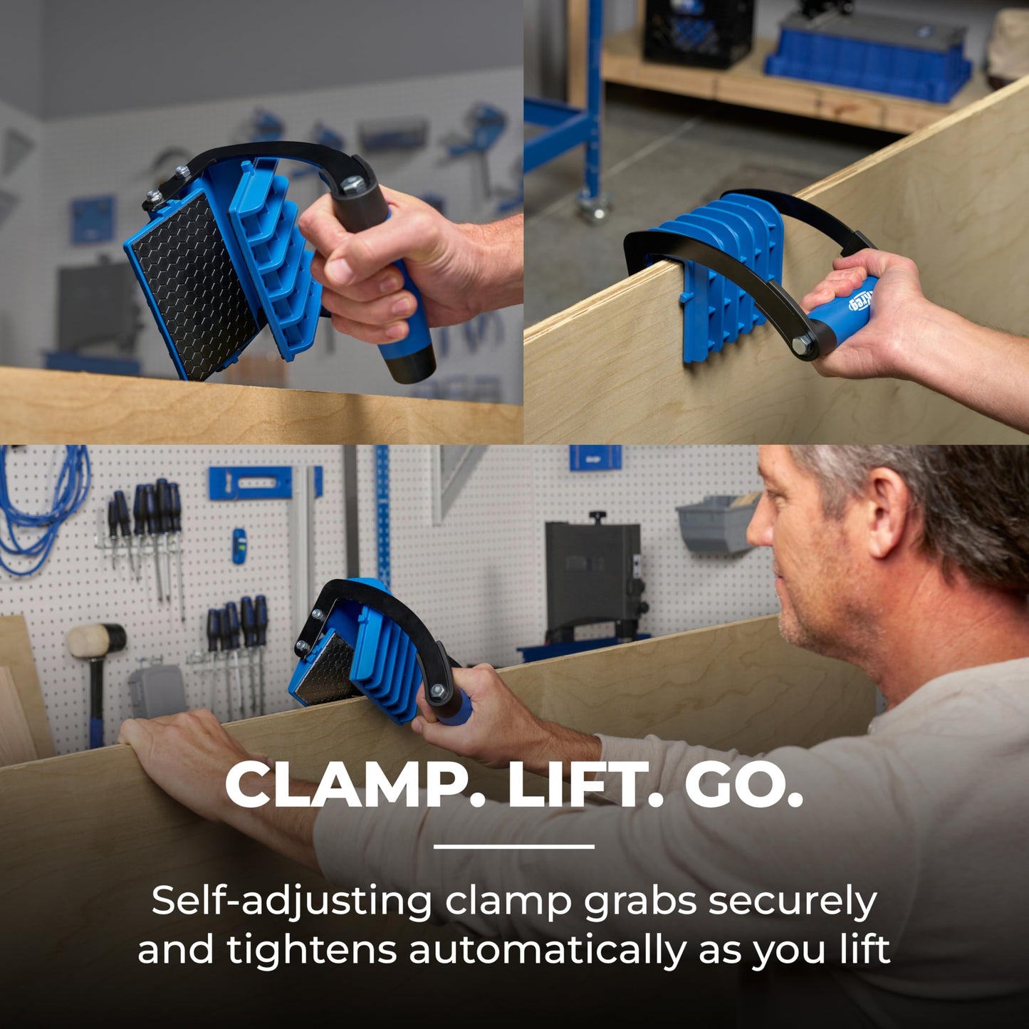 Kreg Panel Carrier - Easily Carry Plywood Boards & Large Panels - Ergonomic Grip - Woodworking Tools & Accessories