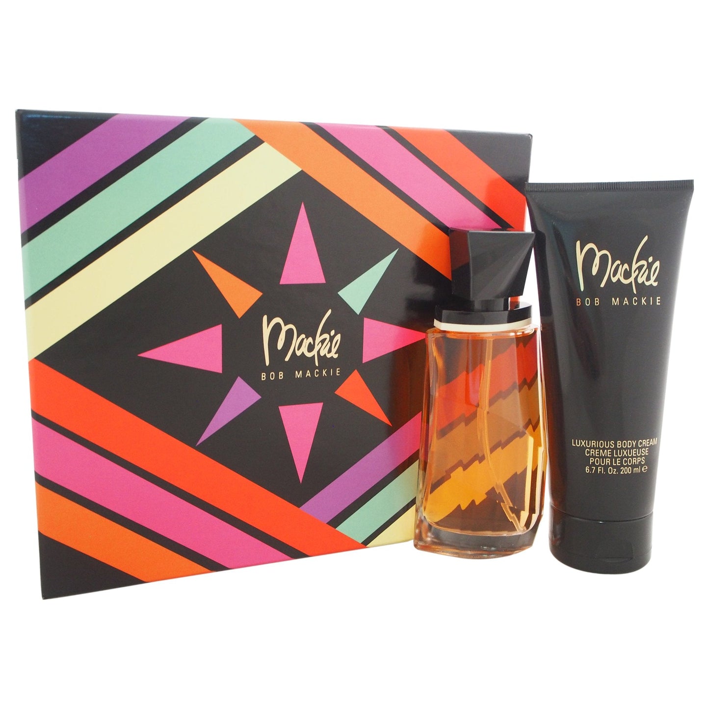 Mackie By Bob Mackie For Women. Set-EDT Spray 3.4 Ounces & Body Lotion 6.7 Ounces