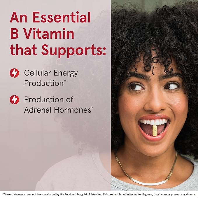 Jarrow Formulas Pantothenic Acid B5 500 mg - 100 Veggie Caps - Essential B Vitamin Dietary Supplement - Energy Production & Metabolism Support - 100 Servings (Pack of 4)