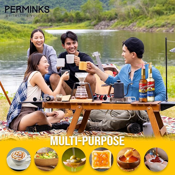 12 Pack Coffee Syrup Pump Dispenser (Variety of Colors) - Compatible with Torani and Davinci Syrups (750 ml, 25.4 oz Bottles) - Fits Skinny Bottles