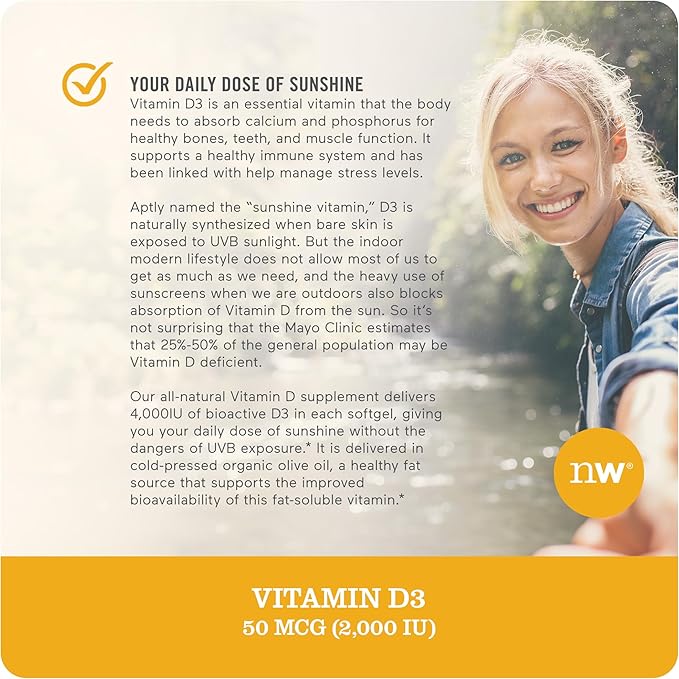 NatureWise Vegan Vitamin K2 100mcg & MK4 500mcg Bone Health - Vitamin D3 2000iu Immune Support 360 Count