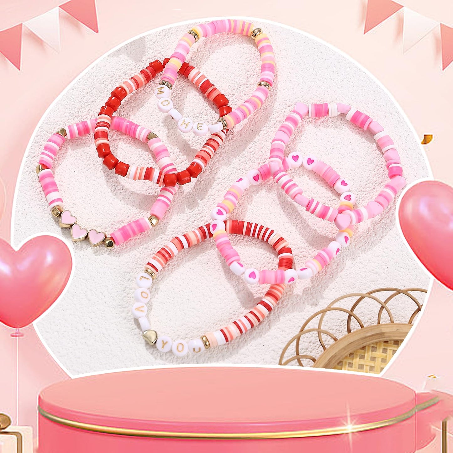Cooluckday 36Pcs Mother's Day Bracelets Bulk - Gifts for Women, Friendship Bracelets, Jewelry