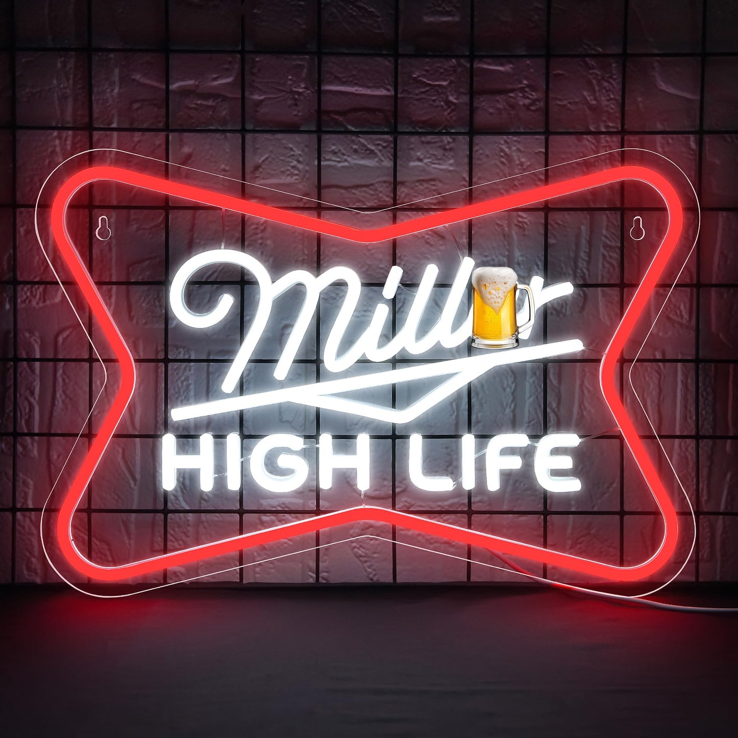 malt-inspired Neon Sign For Wall Decor malt-inspired Led Neon Lights For Home Bar Man Cave Garage Pub Bar Party Game Room Hotel Bedroom Birthday Gifts Usb Powered(Xd-270)