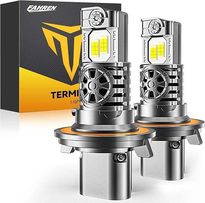 Termitor 2026 Upgraded 90,000LM 9008 H13 Bulbs, 12X Ultra-Bright, 6500K Pure White H13/9008 Light Conversion Kits, Easy Pl...