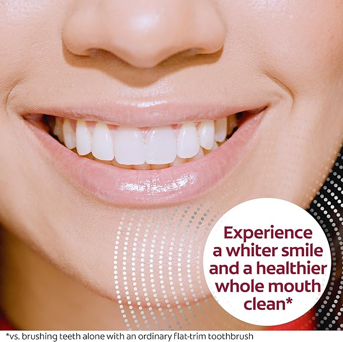 Colgate 360 Optic White Battery Powered Sonic Toothbrush, Soft, 1 Pack